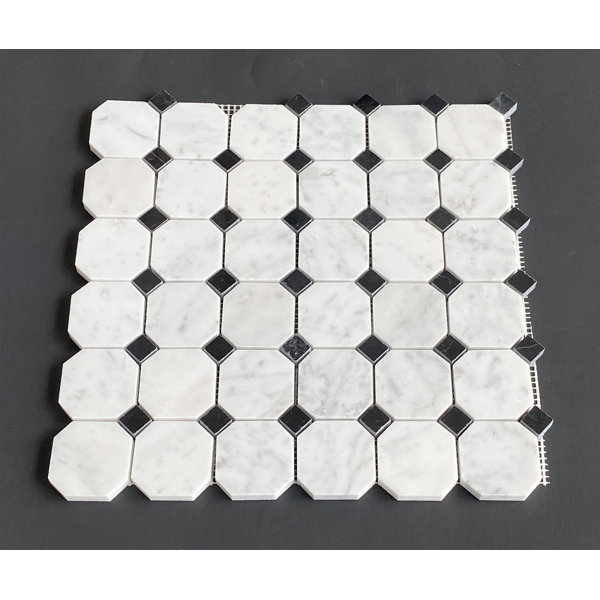 ES Stone Octagon and dot Mosaic Wall & Floor Tile & Reviews Wayfair